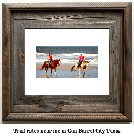 trail rides near me in Gun Barrel City, Texas